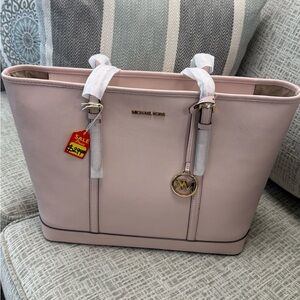 Michael Kors Light Pink Tote Bag